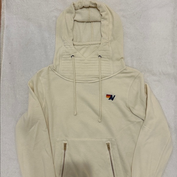 Aviator Nation Ninja Hoodie - Cream Color - Size M - Picture 4 of 7